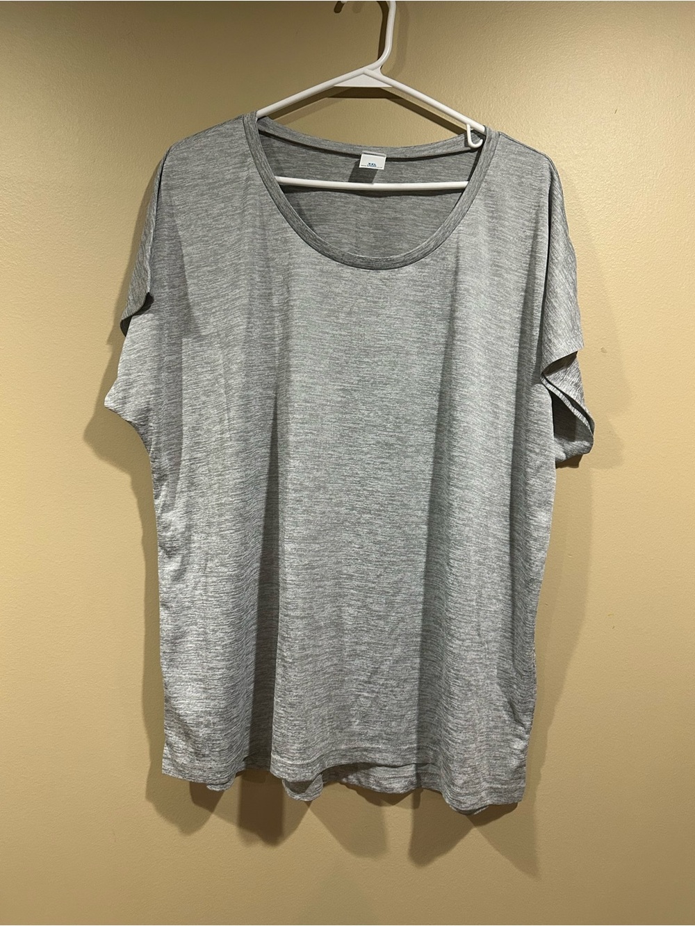 Sport-Tek Light Gray Scoop Neck Short Sleeve Tee